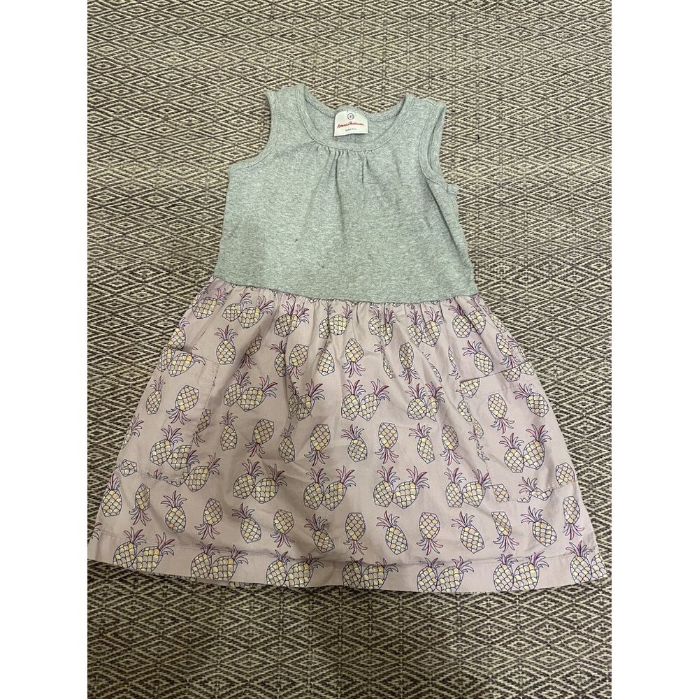 Hanna Andersson Tank Top Play Dress Pineapples Size 5T EU110